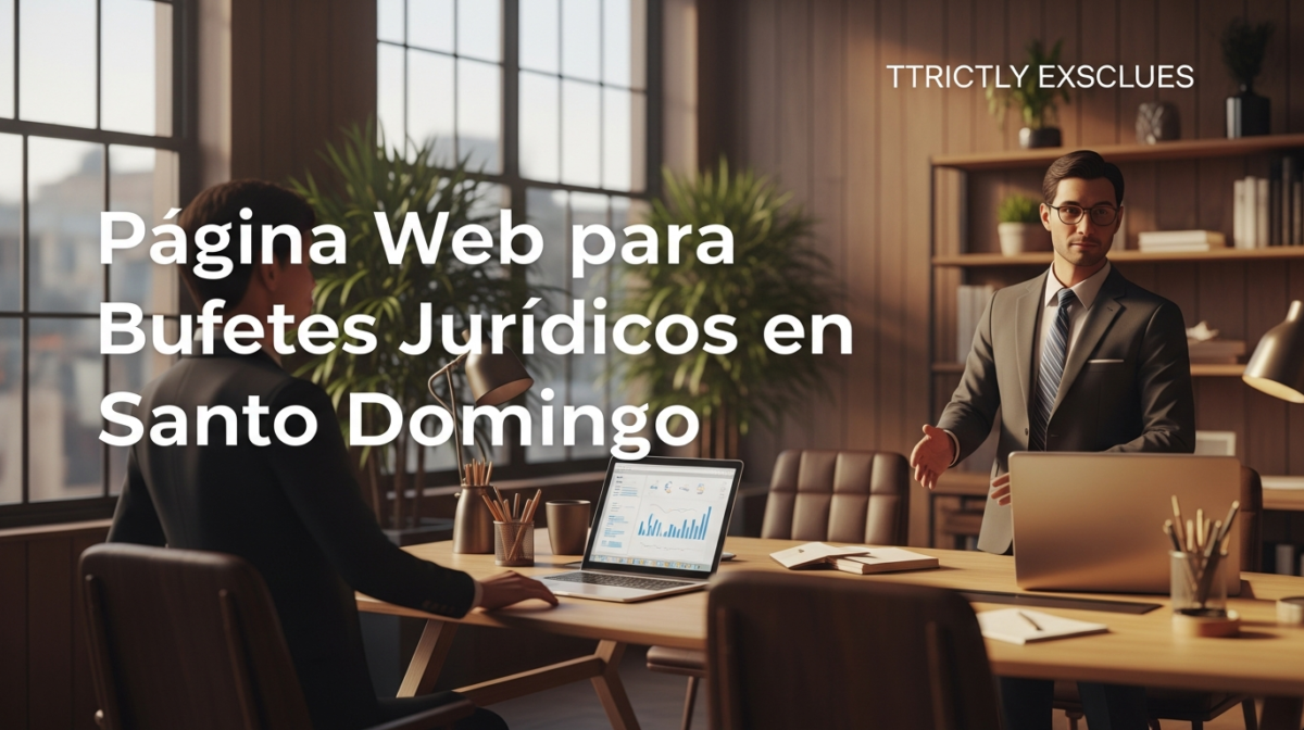 Página Web para Bufetes Jurídicos en Santo Domingo
