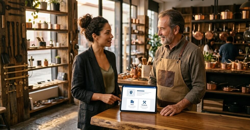 Google Business Profile para Hoteles vs para Ferreterías