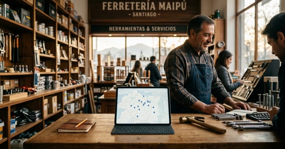 Posicionamiento en Google Maps para Ferreterías en Santiago